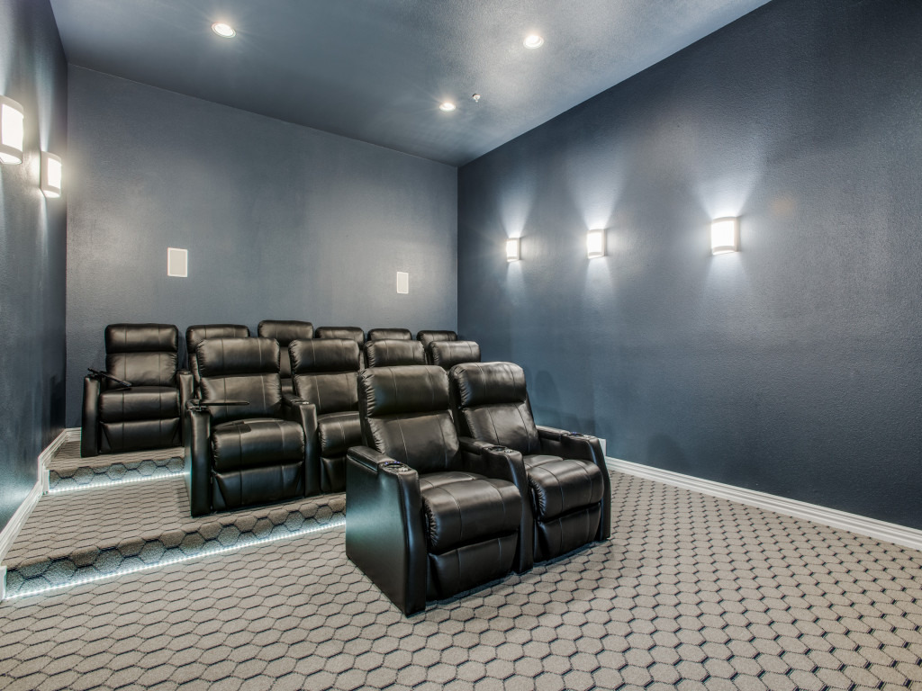 in-house movie theater